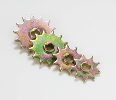 Jang prewcision clean seeder gear sprockets for seed spacing