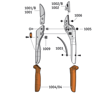 Lowe #1.104 H.D. Anvil Pruners