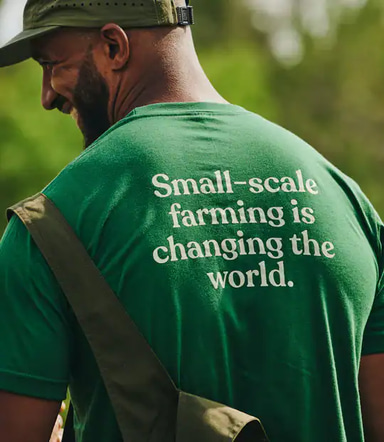 Growers & CO. Cotton Men Mission T-Shirt English
