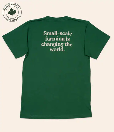 Growers & CO. Cotton Men Mission T-Shirt English