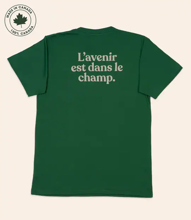 Growers & Co. Cotton Mens Mission T-Shirt French